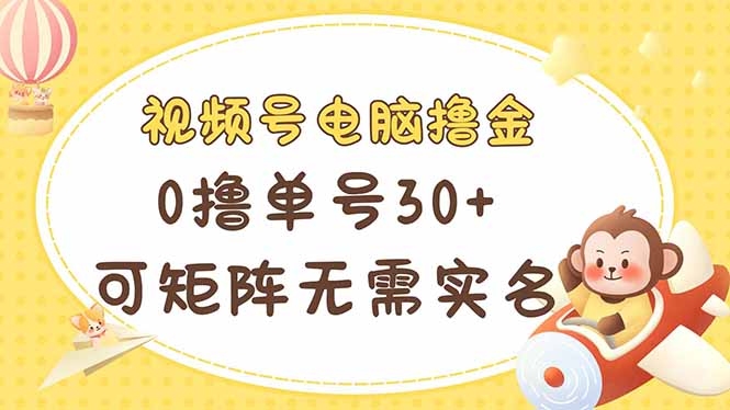 （14220期）微信视频号计算机撸金 0撸运单号30  可引流矩阵 不用实名认证多号多到-中创网_专注互联网创业,项目资源整合-心诚资源网