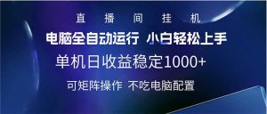 （14490期）2025直播房间全新游戏玩法单机版日入1000  全自动控制 可引流矩阵实际操作-中创网_专注互联网创业,项目资源整合-心诚资源网