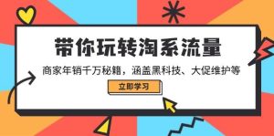 带你玩转淘宝总流量，店家年销一定秘笈，包含高科技、大促销管理等-中创网_专注互联网创业,项目资源整合-心诚资源网