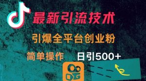 全新推广方法，点爆全网平台的一个自主创业粉，易操作日引300-中创网_专注互联网创业,项目资源整合-心诚资源网