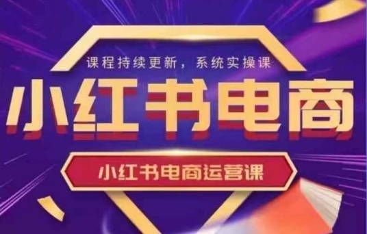 小红书的电商运营实操课，初学者从0~1落地式实际操作-中创网_专注互联网创业,项目资源整合-心诚资源网
