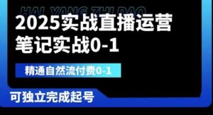 2025实战演练抖音运营0-1，熟练自然流付钱0-1，可及时完成养号-中创网_专注互联网创业,项目资源整合-心诚资源网