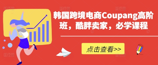 韩跨境电子商务Coupang高级班，酷胖商家，必会课程内容-中创网_专注互联网创业,项目资源整合-心诚资源网