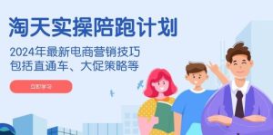 淘天实际操作陪跑方案，2024年全新电商营销方法，包含淘宝直通车、大促销策略等-中创网_专注互联网创业,项目资源整合-心诚资源网