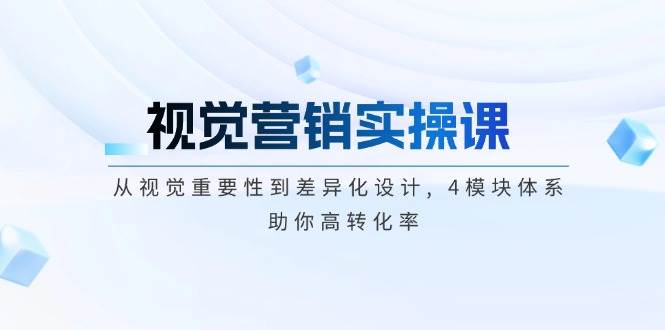 视觉设计实操课, 从视觉必要性到差异化经营, 4控制模块管理体系, 帮助你高转换率-中创网_专注互联网创业,项目资源整合-心诚资源网