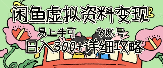 闲鱼平台虚似材料转现，新手快速上手，日入3张 ，可以多矩阵号手册攻略大全-中创网_专注互联网创业,项目资源整合-心诚资源网