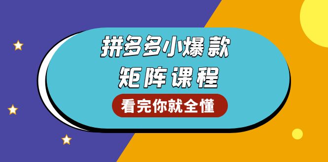 （13699期）拼多多爆款矩阵课程：教你测出店铺爆款，优化销量，提升GMV，打造爆款群-中创网_专注互联网创业,项目资源整合-心诚资源网