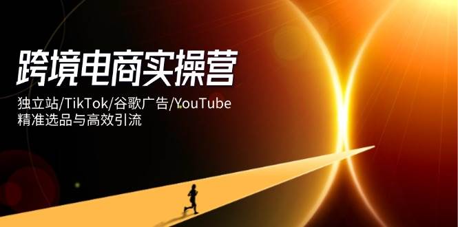 跨境电子商务实际操作营：自建站/TikTok/谷歌广告/YouTube，精确选款与高效引流方法-中创网_专注互联网创业,项目资源整合-心诚资源网