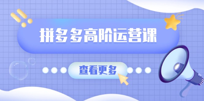 （14327期）拼多多平台高级运营课：完美群爆品游戏玩法，轻付钱无穷拷贝，打造出品类爆品之途-中创网_专注互联网创业,项目资源整合-心诚资源网