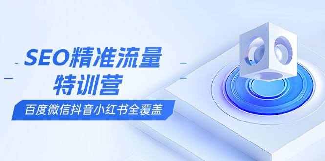 （13851期）SEO精准流量特训营，百度微信抖音小红书全覆盖，带你搞懂搜索优化核心技巧-中创网_专注互联网创业,项目资源整合-心诚资源网