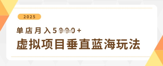 虚拟项目精细化运营，单店轻松突破月入5K-中创网_专注互联网创业,项目资源整合-心诚资源网
