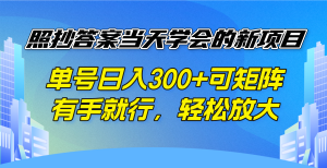 （14246期）照搬回答当日懂得的新项目，运单号日入300  可引流矩阵，有手就行，轻轻松松变大-中创网_专注互联网创业,项目资源整合-心诚资源网