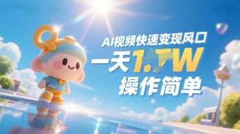 Ai视频变现出风口，一天收益好几张，收益无限制，使用方便-中创网_专注互联网创业,项目资源整合-心诚资源网