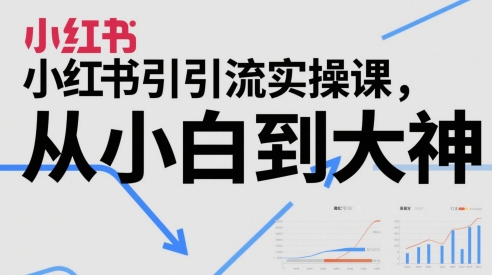 小红书引流实操课，从小白到高手-中创网_专注互联网创业,项目资源整合-心诚资源网