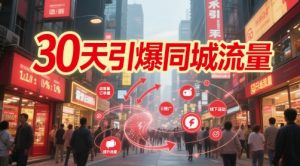 30天点爆同城网总流量：团购价篇 认知能力篇 总流量篇 客人篇 大咖篇 老总人物关系IP篇 投流篇-中创网_专注互联网创业,项目资源整合-心诚资源网