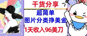 图片分类挣美元,1天收益96美金,0成本费,超级简单, 实战演练干货知识,免费资源-中创网_专注互联网创业,项目资源整合-心诚资源网