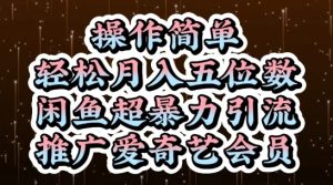 闲鱼超暴力引流推广爱奇艺会员，操作简单，轻松月入5位数-中创网_专注互联网创业,项目资源整合-心诚资源网