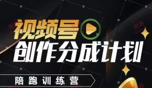 视频号创作分成计划陪跑训练营，手把手教会你如何制作视频，细水长流型项目-中创网_专注互联网创业,项目资源整合-心诚资源网