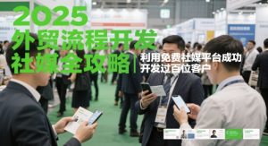 2025外贸出口流程开发设计社交媒体攻略大全,运用完全免费社交媒体服务平台成功开发过数百位顾客-中创网_专注互联网创业,项目资源整合-心诚资源网