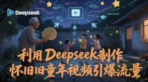 运用Deepseek制做复古童年视频引爆流量-中创网_专注互联网创业,项目资源整合-心诚资源网