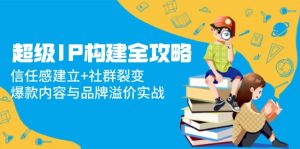 (14747期)非常IP搭建攻略大全:信赖感创建 裂变营销,爆品内容和品牌效应实战演练-中创网_专注互联网创业,项目资源整合-心诚资源网