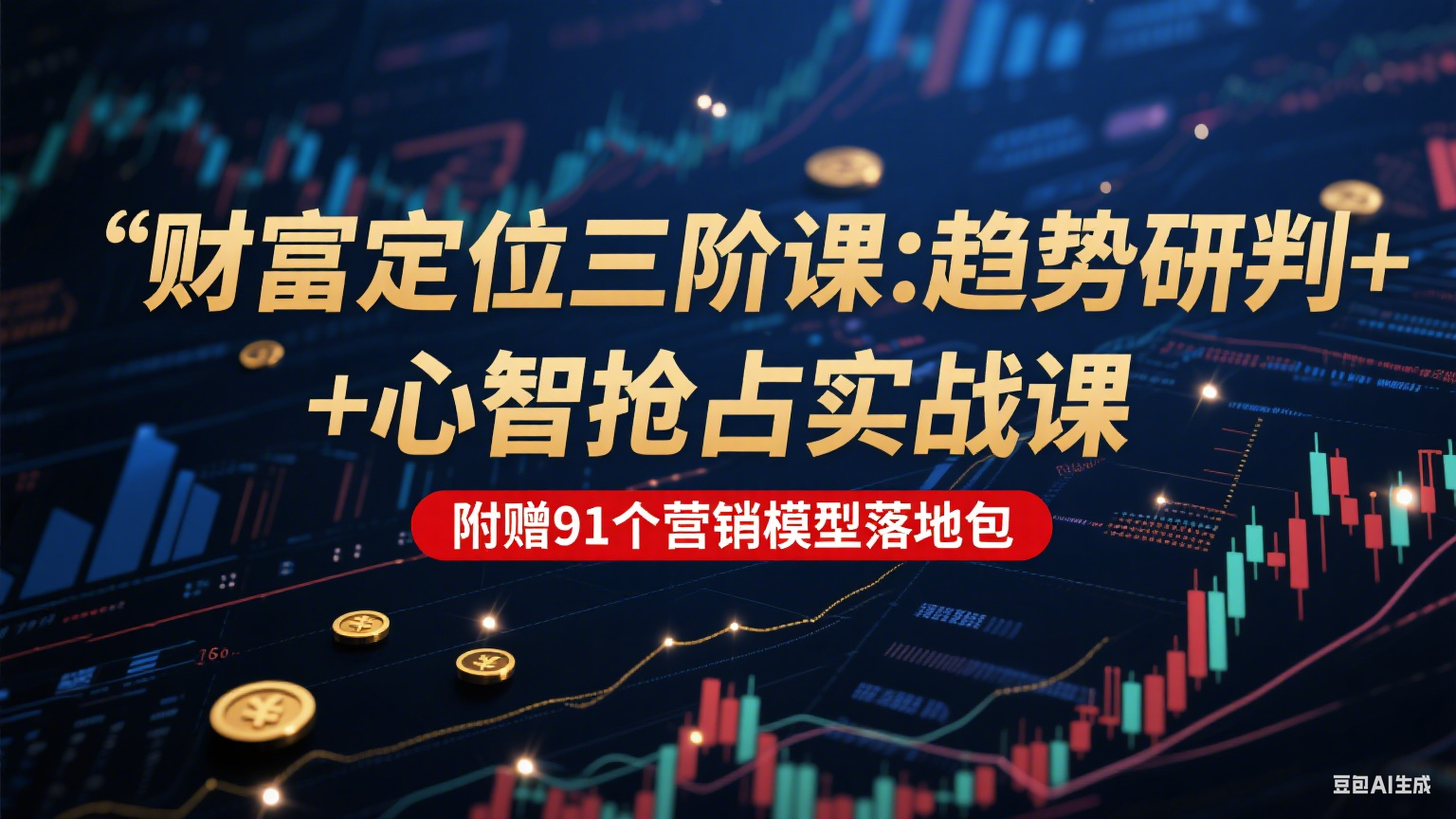 财富定位三阶：趋势研判 + 心智抢占实战课，附赠91个营销模型落地包-中创网_专注互联网创业,项目资源整合-心诚资源网