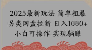 百度云盘引流，小众游戏玩法，纯拾钱月入8k，0基本新手也可以做-中创网_专注互联网创业,项目资源整合-心诚资源网