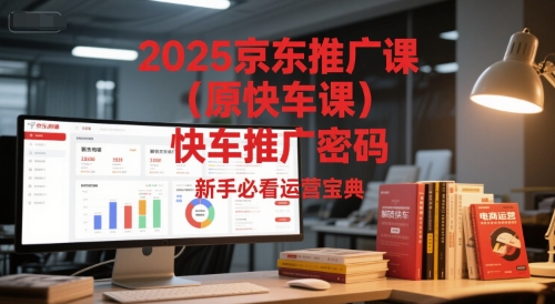 2025京东推广课（原快车课）解锁京东快车推广密码，新手必看运营宝典-中创网_专注互联网创业,项目资源整合-心诚资源网