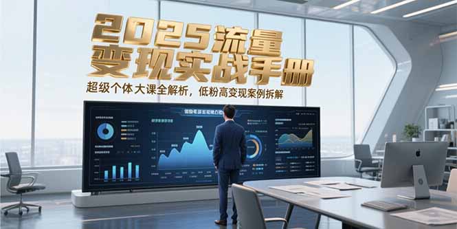 （15188期）2025流量变现实战手册，超级个体大课全解析，低粉高变现案例拆解-中创网_专注互联网创业,项目资源整合-心诚资源网