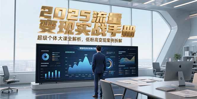 2025流量变现实战手册，超级个体大课全解析，低粉高变现案例拆解-中创网_专注互联网创业,项目资源整合-心诚资源网