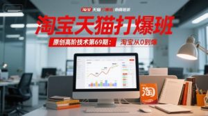 淘宝天猫打爆班原创高阶技术第69期:淘宝从0到爆-中创网_专注互联网创业,项目资源整合-心诚资源网
