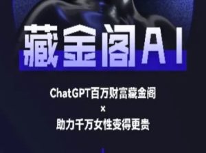 藏金阁AI-私域行动营-AI教程-中创网_专注互联网创业,项目资源整合-心诚资源网