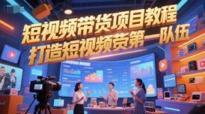 短视频带货项目教程,打造短视频带货第一队伍-中创网_专注互联网创业,项目资源整合-心诚资源网