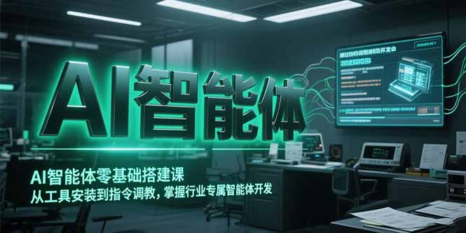 （15257期）AI智能体零基础搭建课，从工具安装到指令调教，掌握行业专属智能体开发…-中创网_专注互联网创业,项目资源整合-心诚资源网