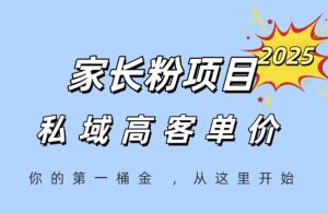 家长粉项目,一个可以长期变现暴利项目,私域高客单价,轻松完成你的人生第一桶金-中创网_专注互联网创业,项目资源整合-心诚资源网