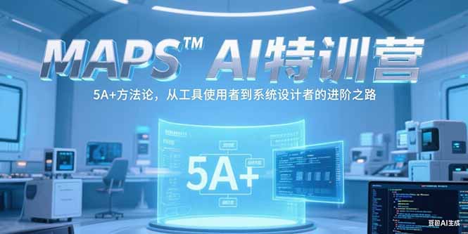 （15215期）MAPSAI特训营，掌握 5A+方法论，从工具使用者到系统设计者的进阶之路-中创网_专注互联网创业,项目资源整合-心诚资源网