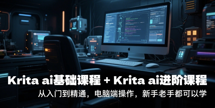 krita ai基础课程+Krita ai进阶课程，从入门到精通，电脑端操作，新手老手都可以学-中创网_专注互联网创业,项目资源整合-心诚资源网