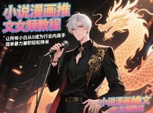 小说漫画文章女频教程,让每一个新手从0成为行业内大神,简单暴力做兼职轻轻松松挣米-中创网_专注互联网创业,项目资源整合-心诚资源网