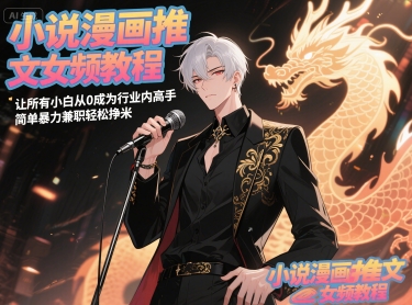 小说漫画文章女频教程，让每一个新手从0成为行业内大神，简单暴力做兼职轻轻松松挣米-中创网_专注互联网创业,项目资源整合-心诚资源网