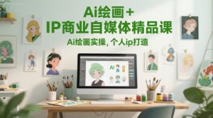 Ai美术绘画 IP商业服务自媒体平台精品课程,Ai美术绘画实际操作,本人ip打造出-中创网_专注互联网创业,项目资源整合-心诚资源网