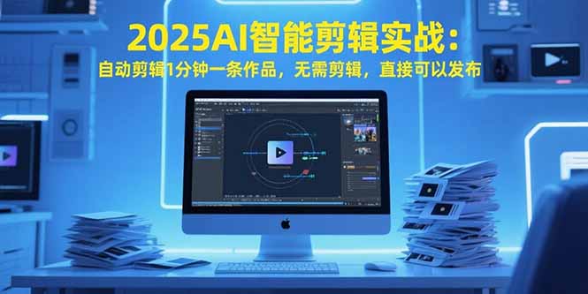 （15504期）2025AI智能剪辑实战：自动剪辑1分钟一条作品，无需剪辑，直接可以发布-中创网_专注互联网创业,项目资源整合-心诚资源网