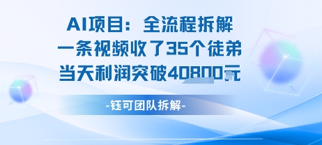 AI收徒变现闭环：一条视频收35人，日入1k+(附完整SOP)-中创网_专注互联网创业,项目资源整合-心诚资源网