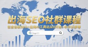 出海SEO社群课程，包含谷歌SEO+出海AI工具站从0开始+年中分享等-中创网_专注互联网创业,项目资源整合-心诚资源网