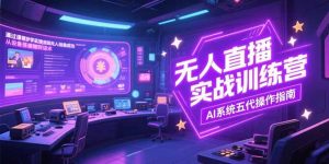 （15315期）无人直播实操训练营，从设备搭建到话术，AI系统五代操作指南(7月更新)-中创网_专注互联网创业,项目资源整合-心诚资源网