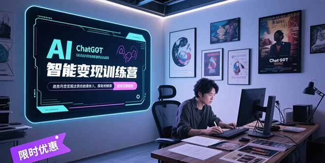 （15389期）AI智能变现训练营，ChatGPT写作变现，电影解说制作，图文带货方法论-中创网_专注互联网创业,项目资源整合-心诚资源网
