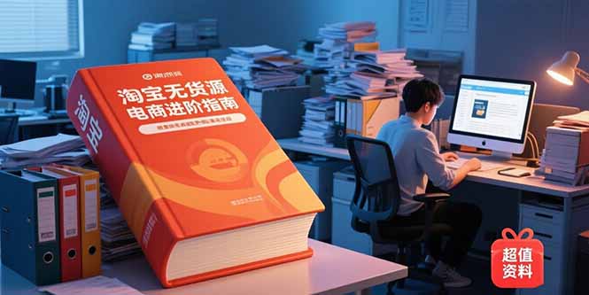 （15317期）淘宝无货源电商进阶指南，包含新人课、进阶课，配套资料，蓝海选品等-中创网_专注互联网创业,项目资源整合-心诚资源网