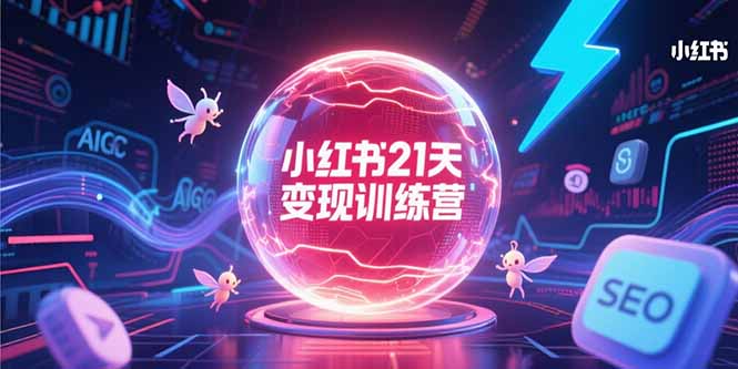 （15328期）小红书21天变现训练营，AIGC工具高效应用，SEO优化核心技巧-中创网_专注互联网创业,项目资源整合-心诚资源网