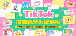 TikTok店铺运营系统课程,认知基础,店铺搭建,运营管理,进阶工具落地完整闭环-中创网_专注互联网创业,项目资源整合-心诚资源网