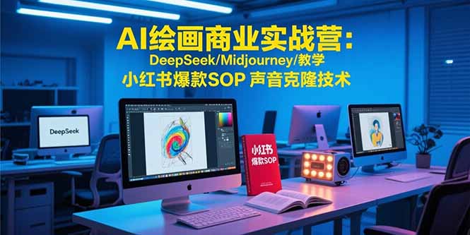 （15460期）AI绘画商业实战营：DeepSeek/Midjourney/教学 小红书爆款SOP 声音克隆技术-中创网_专注互联网创业,项目资源整合-心诚资源网