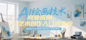 AI绘画技术商业应用与艺术创作入门到专业,基础操作/商业案例/模型调优/渐进式教学-中创网_专注互联网创业,项目资源整合-心诚资源网